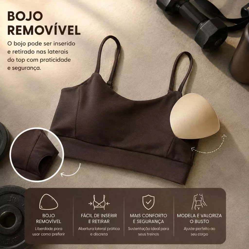 Top Fitness Feminino Com Bojo Zero Transparência Suplex Alcinha Academia Treino Corrida Promoção