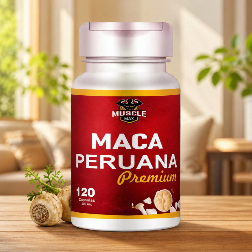 Suplemento Alimentar Mac Premium  - 120 cápsulas 500 mg - PURO