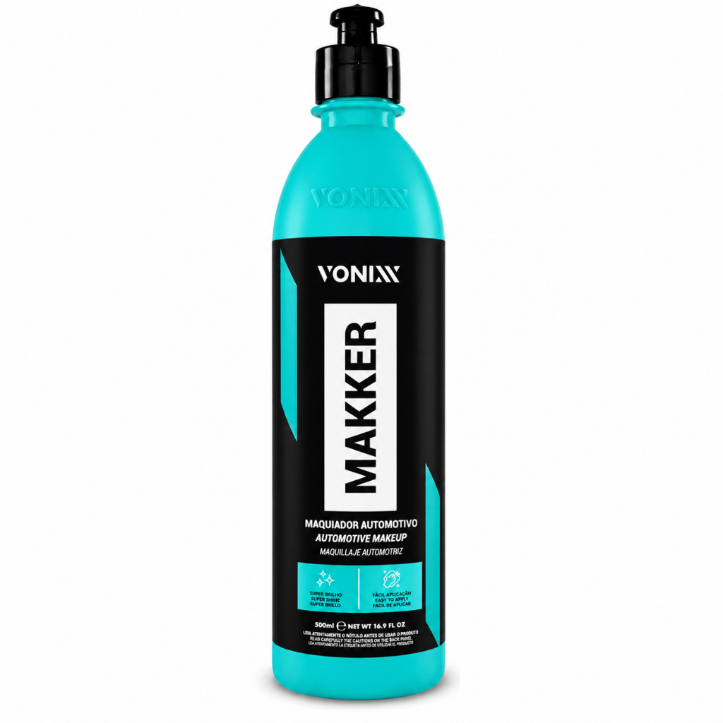 Makker Vonixx Restaura Pintura Queimada De Sol E Tira Riscos - Brilho Intenso Carro 500ml