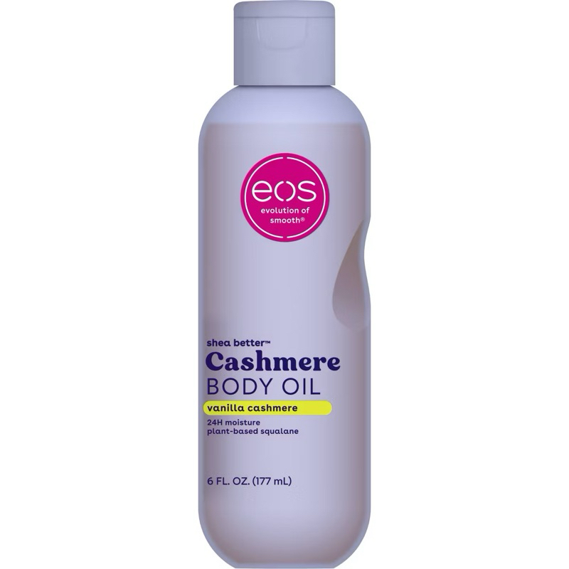 ÓLEO CORPORAL EOS SHEA BETTER VANILLA CASHMERE 177ML HIDRATANTE IMPORTADO EUA ORIGINAL