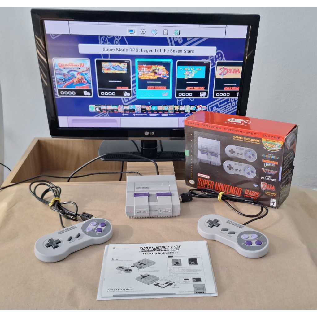 Super Nintendo Classic Edition Completo Original