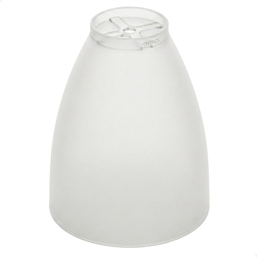 Cúpula Tulipa Ventilador de Teto Universal Ventisol Tron Lorensid Acrílico Globo Ligth