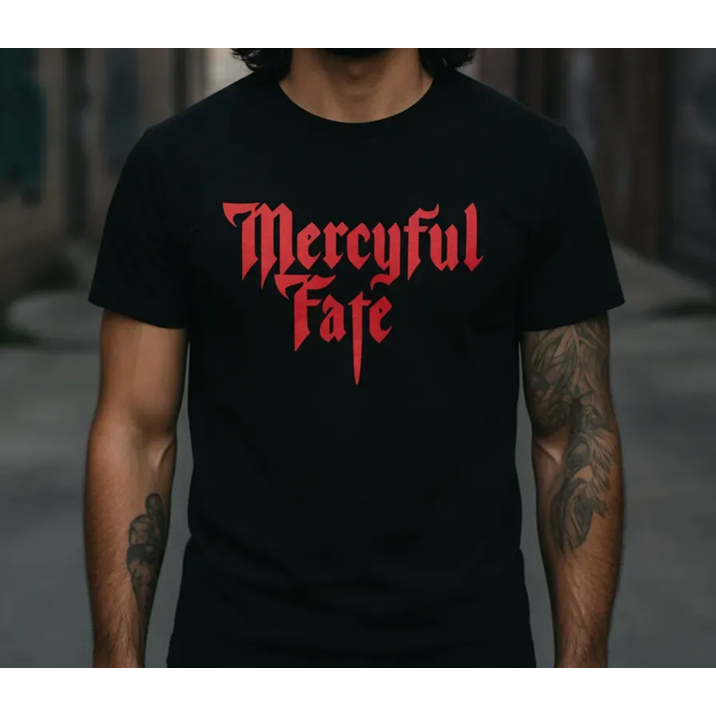 Camiseta Camisa Mercyful Fate Heavy Metal Logo Vermelho