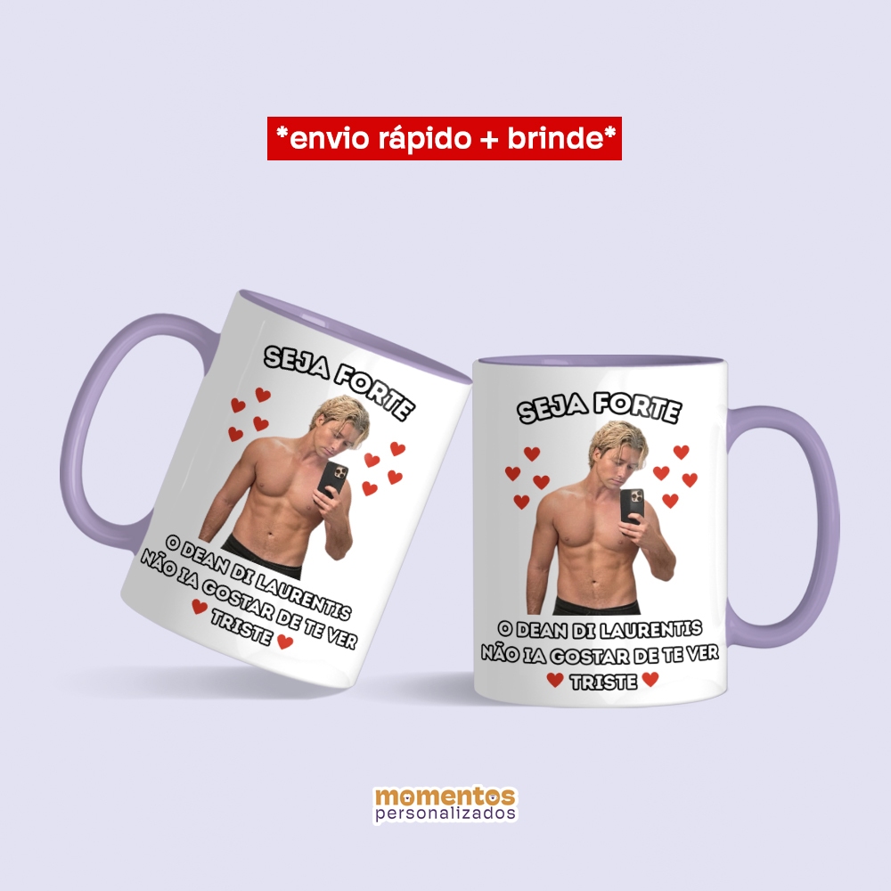 Caneca Seja Forte Dean Di Laurents Serie Off Campus O Jogo O Acordo Engraçado Meme Personalizada Presente (+brinde)