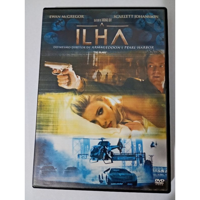 Dvd: A ilha (estrelados por Ewan McGregor e Scarlett Johansson)