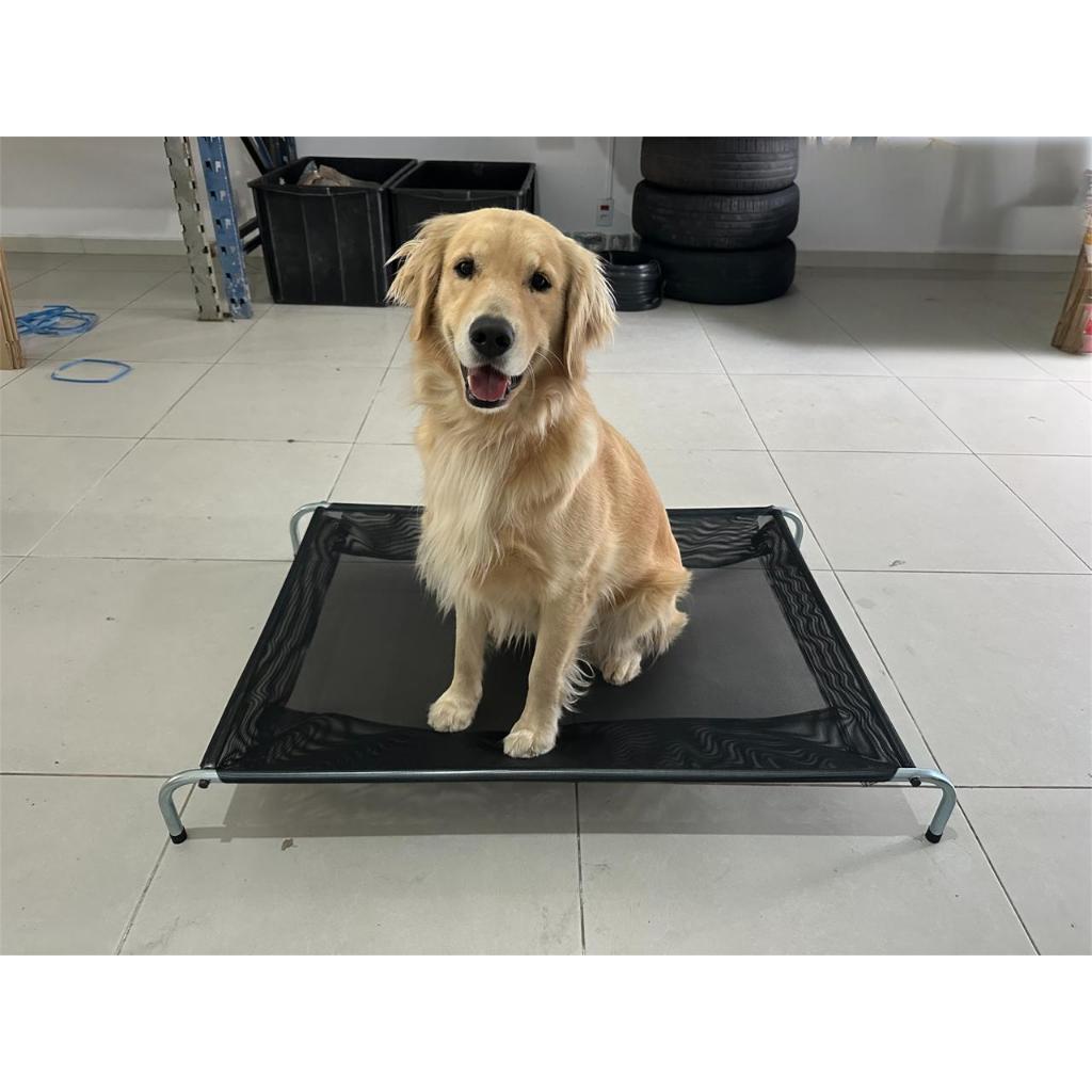 Cama Grande 100*74*15 cm - Pet Suspensa para Cães e Gatos Elevada Higiênica Refrescante Cachorros