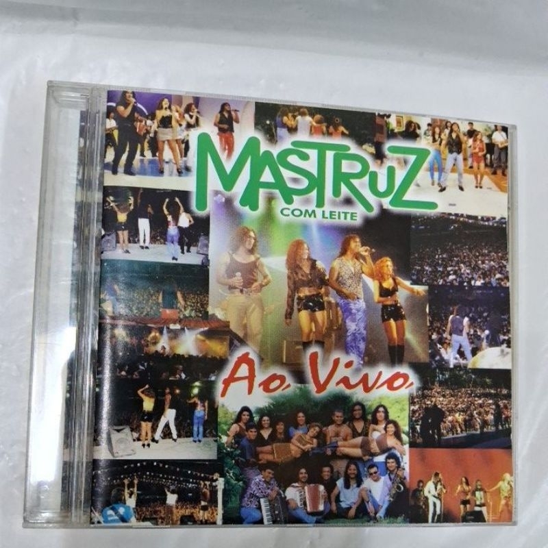 CD- MASTRUZ COM LEITE AO VIVO = MEIO DIA ( USADO) LEIA A DESCRIÇÃO