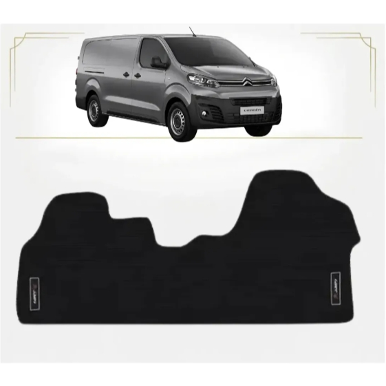 Tapete Borracha Van Citroen Jumpy 2018 19 20 2021 Pvc Preto