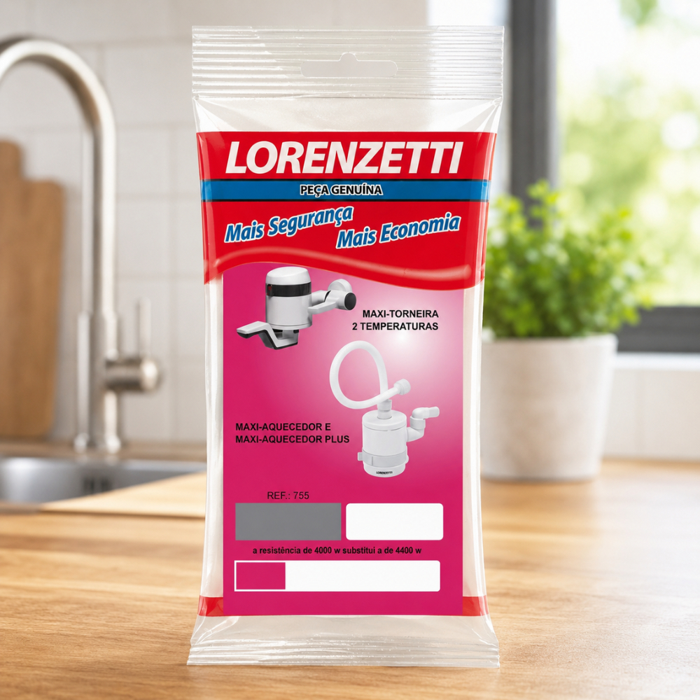 Resistência Elétrica Maxi Torneira 220v 5500w 2 Temperaturas Lorenzetti