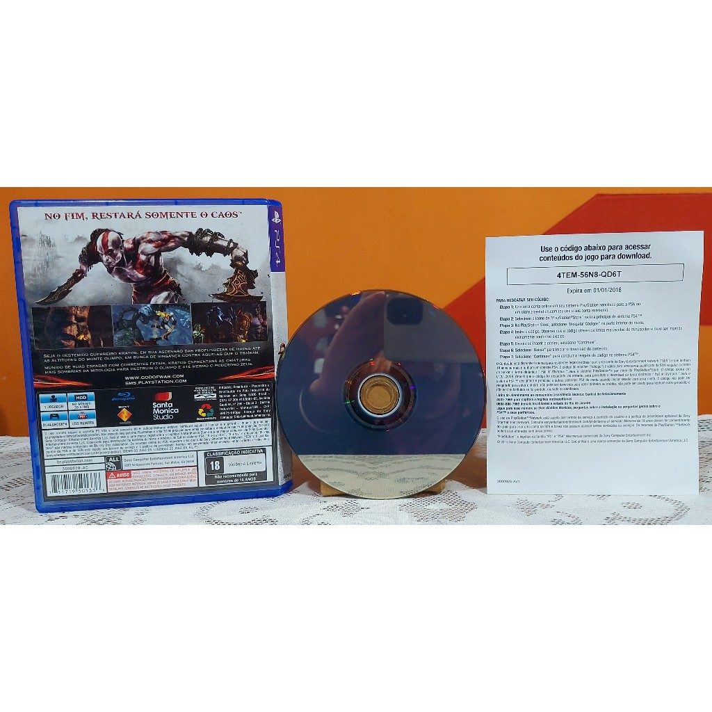 God Of War 3 Remastered Ps4 Playstation 4 Eia Veja Fotos