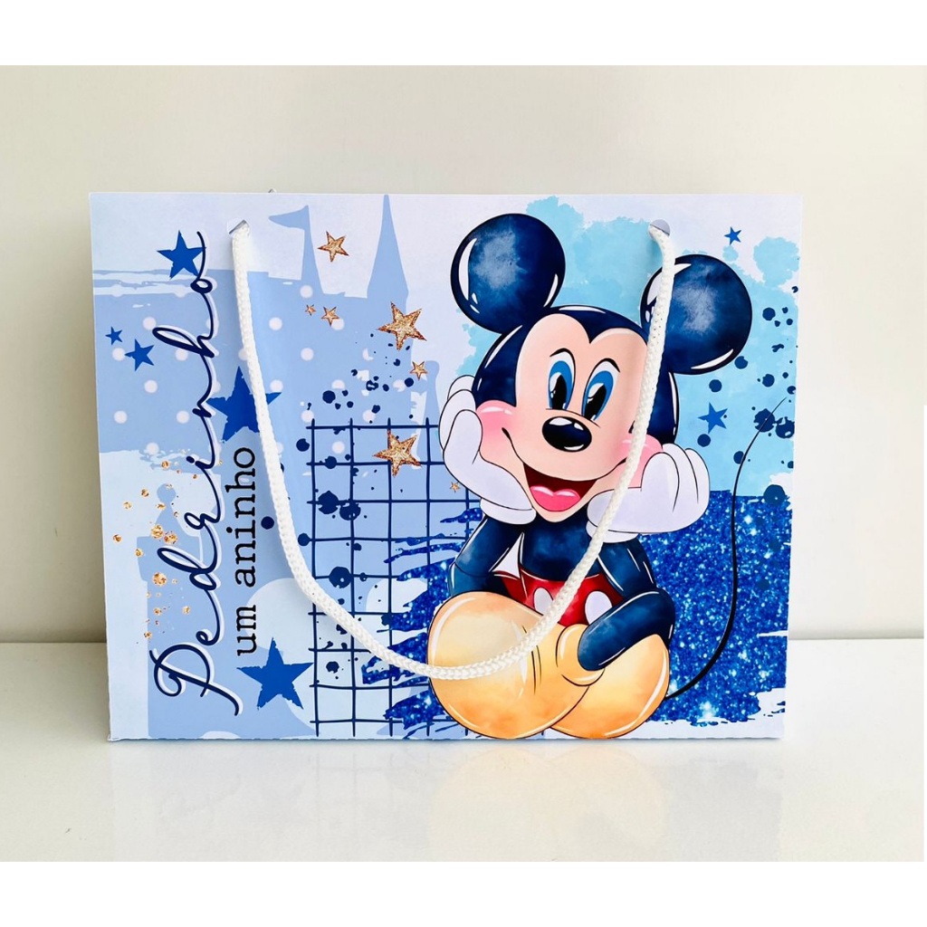 Sacolinha Mickey, Personalizados Mickey, Caixinhas, Kit Festa, Decoração Mickey