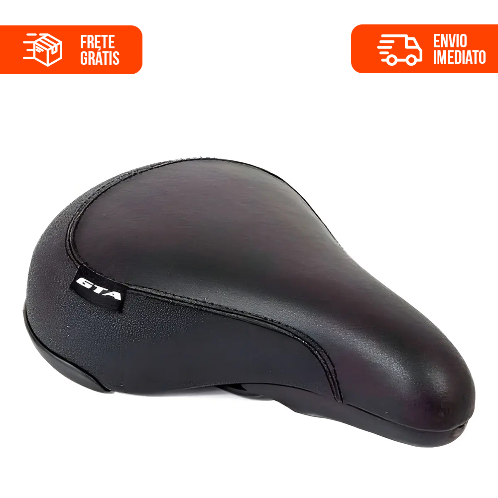 Banco Selim Gta Dirt Jump Dh Grau Bike Bmx Estilo Ddk Gios Cor Preto