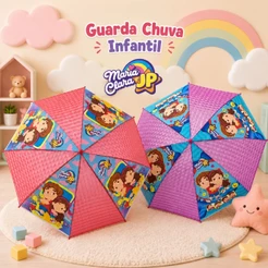 Guarda Chuva Infantil Automático Maria Clara e Jp Original Clio