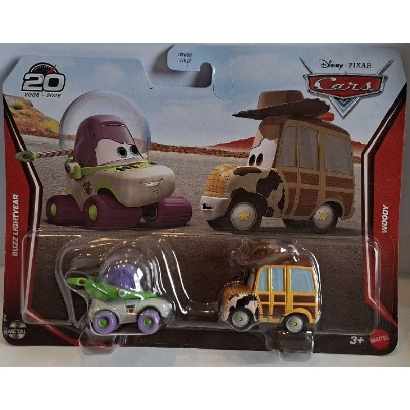 Miniatura Cars Mattel Woody e Buzz Lightyer top exclusiva