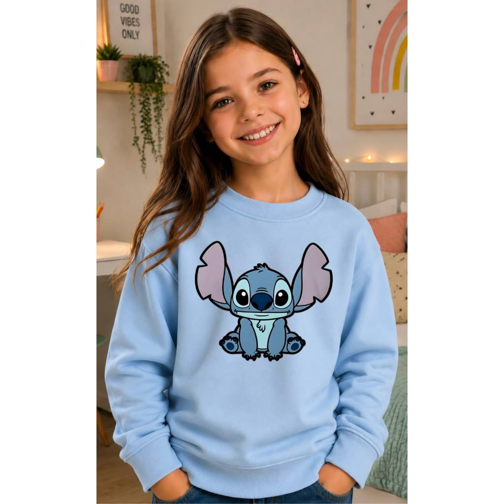 MOLETOM MENINA FOFINHO FEITO DE ALGODÃO ESTILO SUÉTER