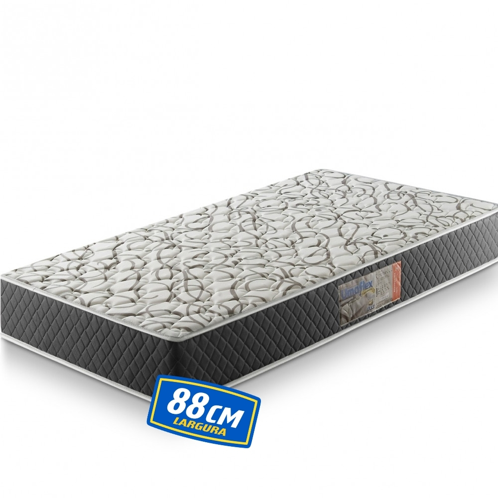 Colchão Solteiro Espuma D33 88cm Ouro Umaflex