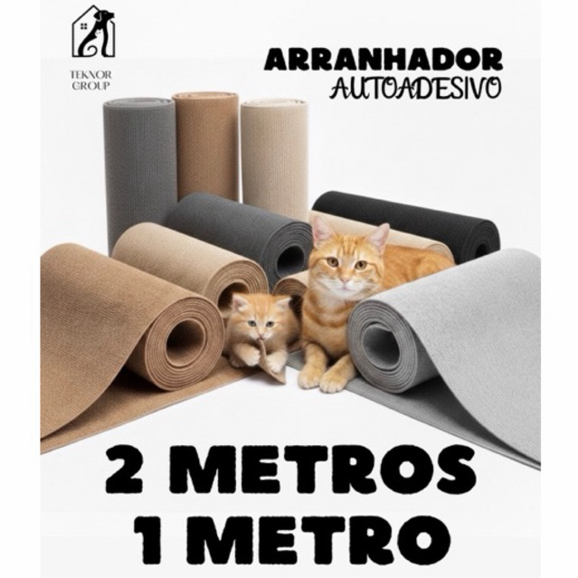 Protetor de Sofá Adesivado 200x50 Cm E 100x50 Cm - Arranhador para gatos