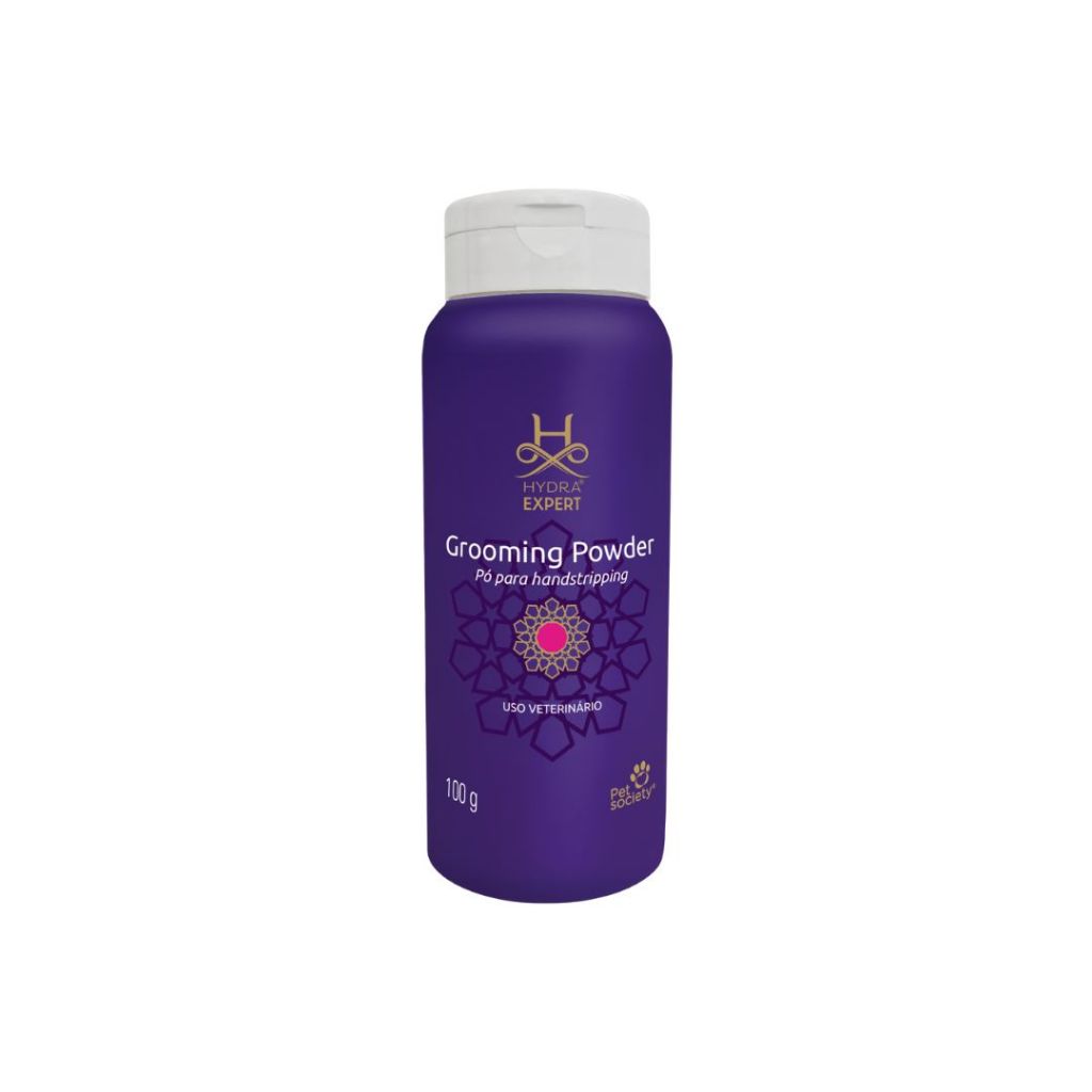 Pó Para Handstripping Cães e Gatos Hydra Expert Grooming Powder 100g