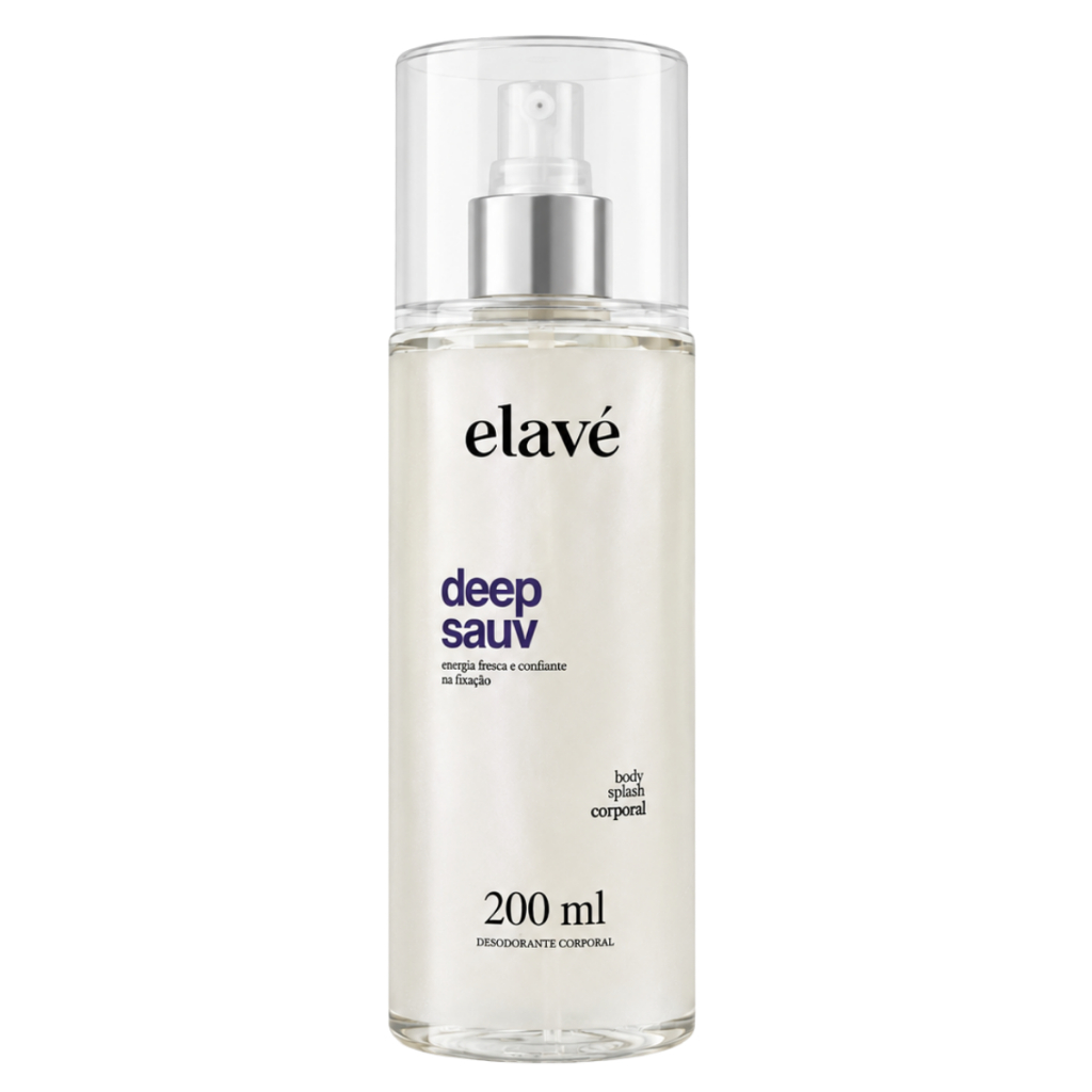 Body Splash Elavé Deep Sauv Desodorante Colônia Corporal 200ml — Inspirado Sauvage Dior