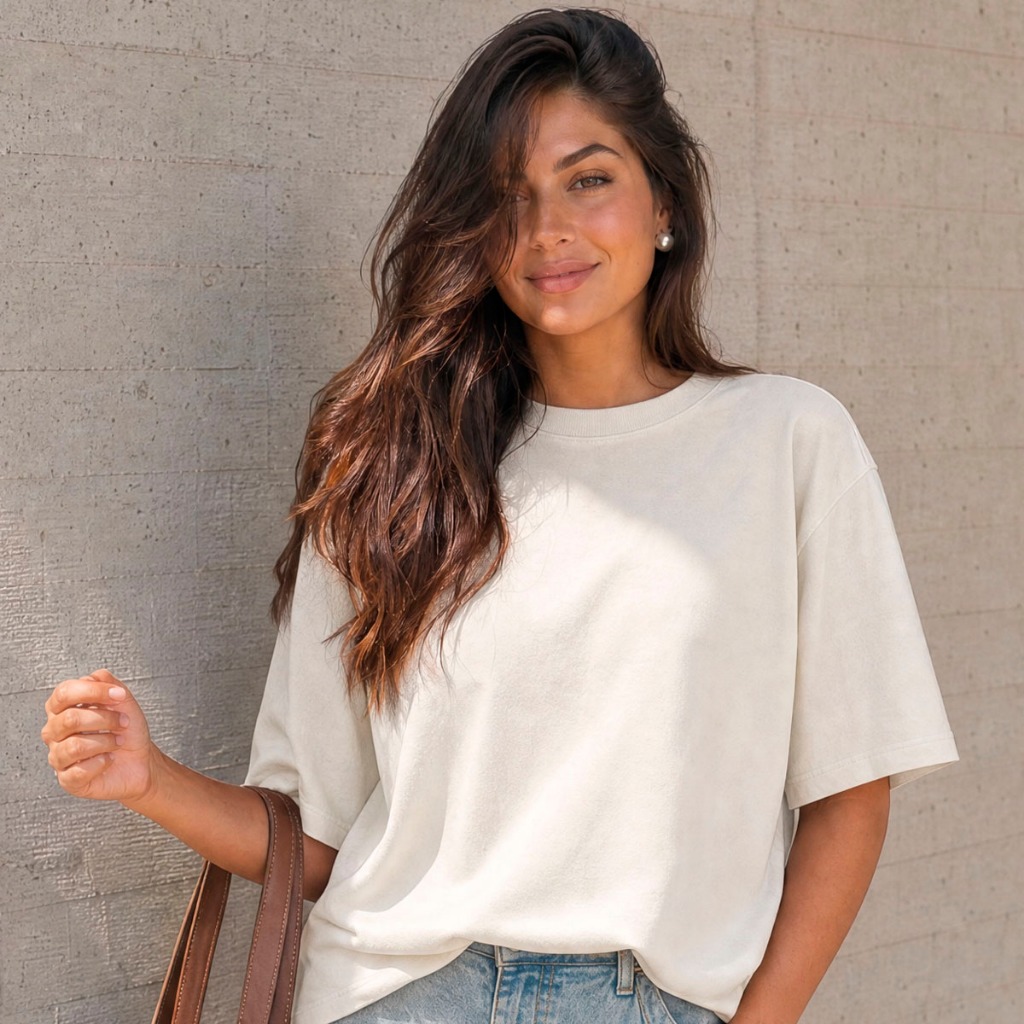 Camiseta Feminina Básica 100% Algodão Fio 30.1 Gola Redonda Casual Moda Fashion Várias Cores