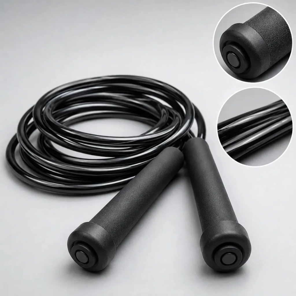 Corda De Pular Jump Rope 3 Metros Treino Exercícios De Pvc