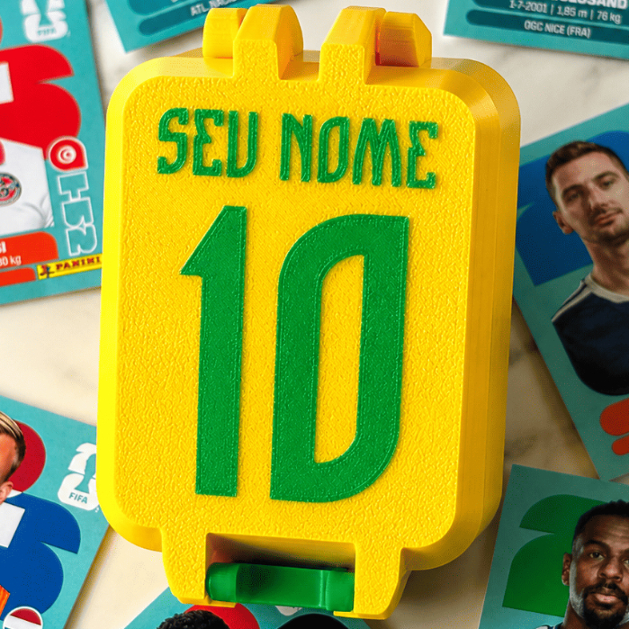Porta Figurinhas Personalizado com Nome | Caixa para 450 Figurinhas
