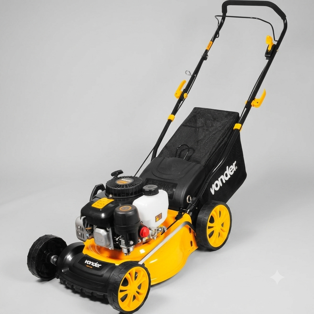Máquina Cortador de Grama a Gasolina 79cc 2HP Com Recolhedor e Reciclador MGV162 Vonder