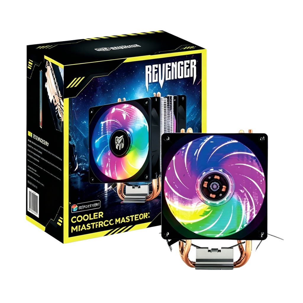 Cooler de Processador Duplo Fan TDP 120W Alta Refrigeração Silencioso G-VR343