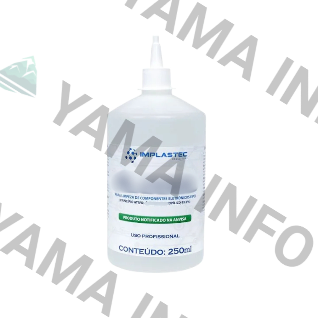 Limpador Isoprop Ideal para limpeza de placas e circuitos