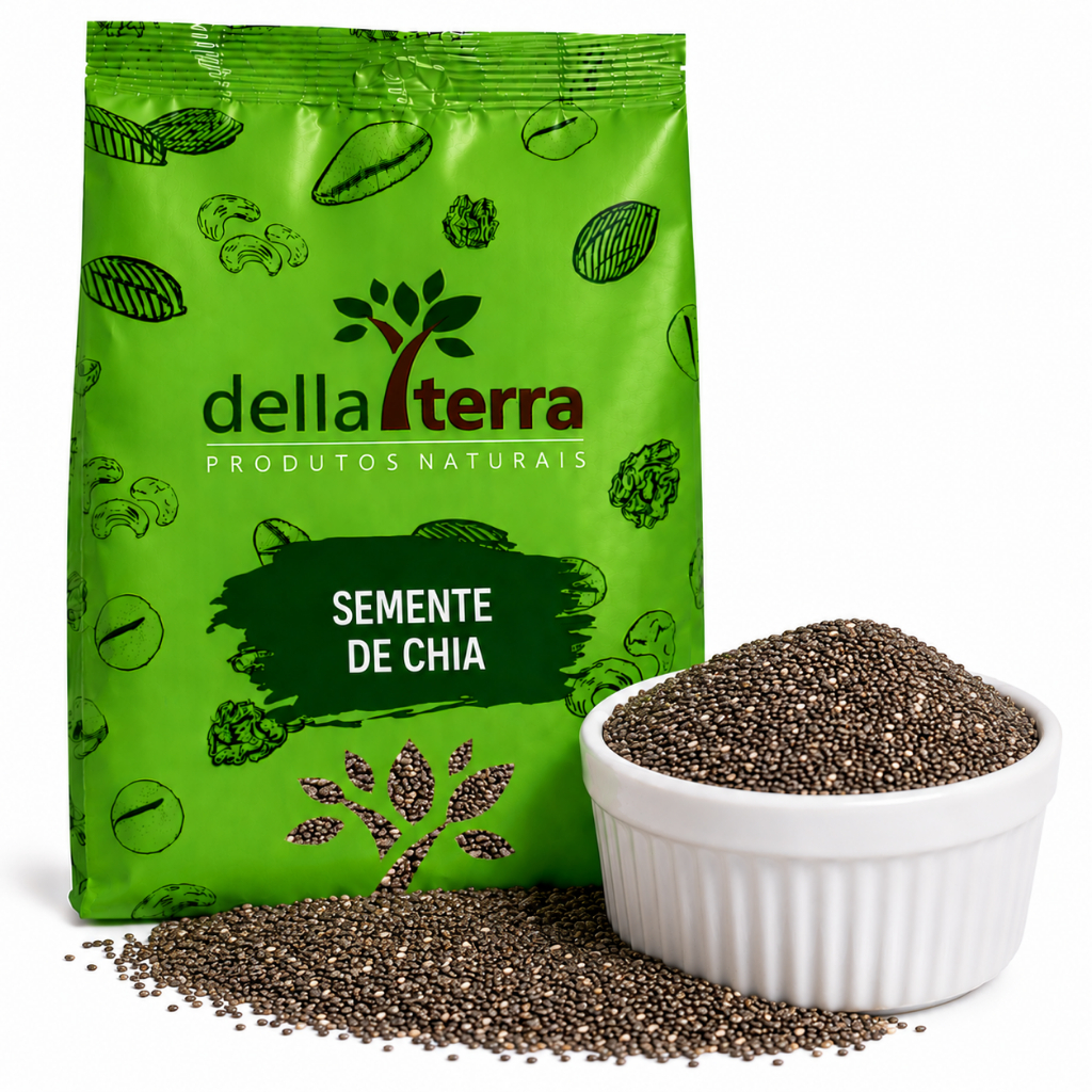 Semente De Chia Premium 1Kg - Della Terra