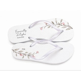 Chinelos personalizado minimalista kit com 50 pares.