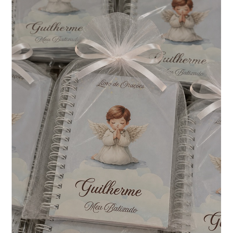 Livro de Orações Personalizado lembrancinha Batizado | Primeira Eucaristia | Primeira Comunhao | Fazemos todos os temas