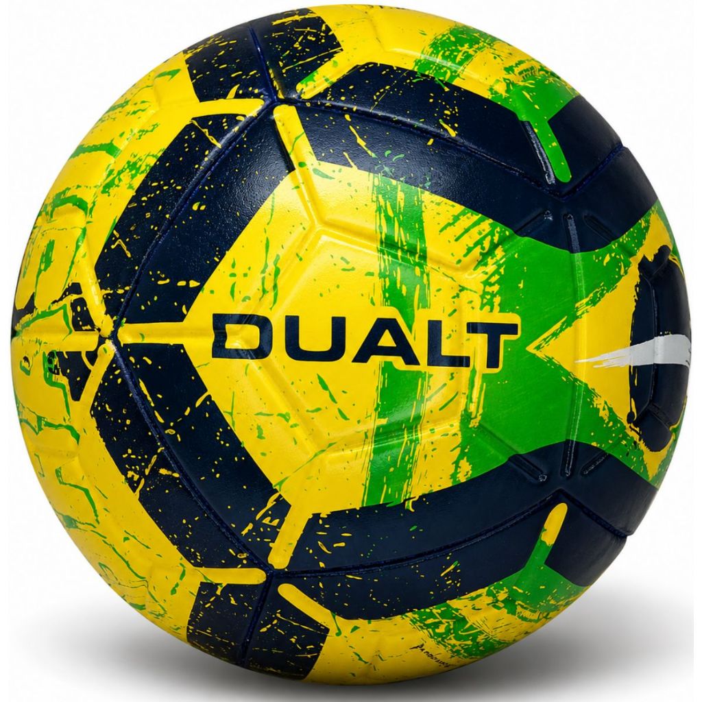 Bola Campo Dualt Brasil Futebol Campo Oficial PU Alta Durabilidade