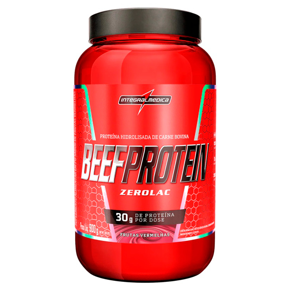 Proteína da Carne Bovina Beef Protein Integralmédica 900g Zero Lactose