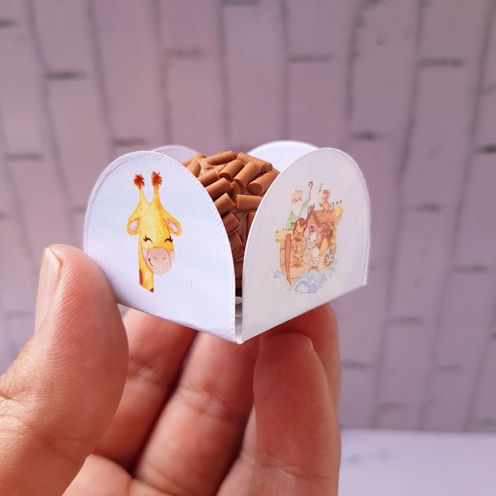 Forminhas para Docinhos Brigadeiro Doce Lembrancinhas Aniversário Arca de Noé