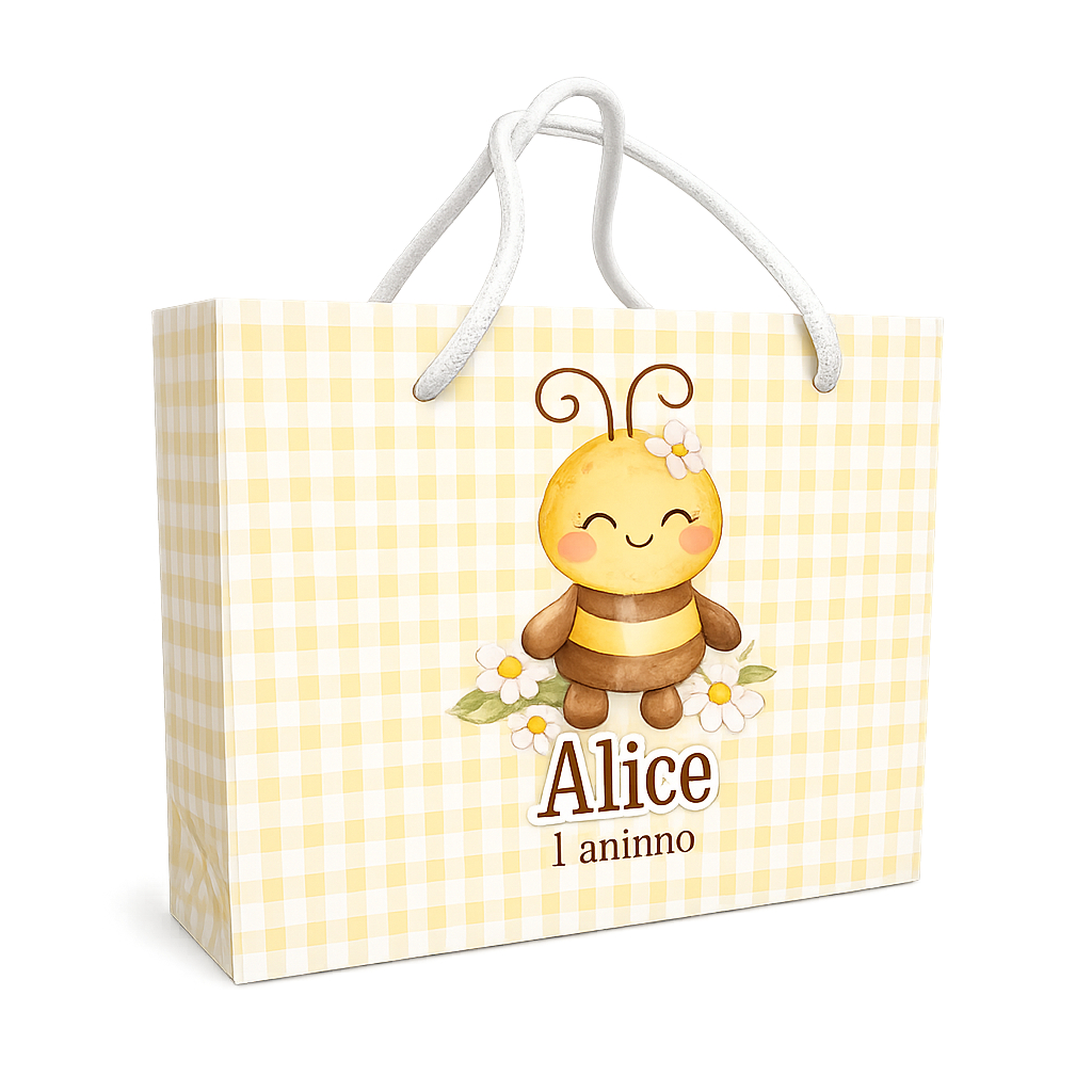 PEGUE E MONTE | Sacolinha Abelhinha | Lembrancinha Caixinha Personalizada Personalizado