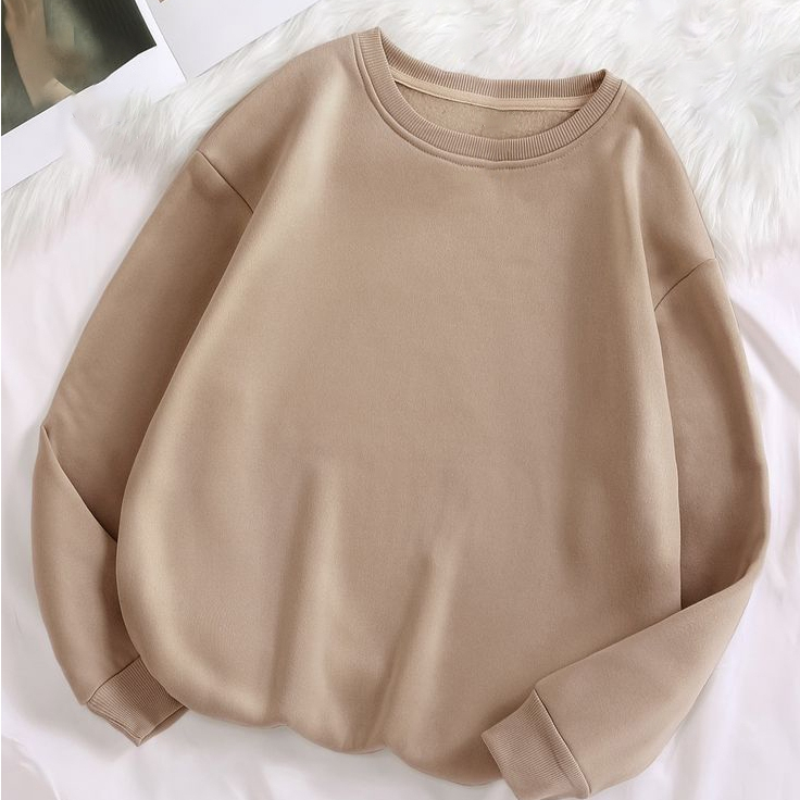 Moletom Feminino Infantil Liso Básico Moletom Barato Feminino Blusa De Frio Feminino Liso Moleton