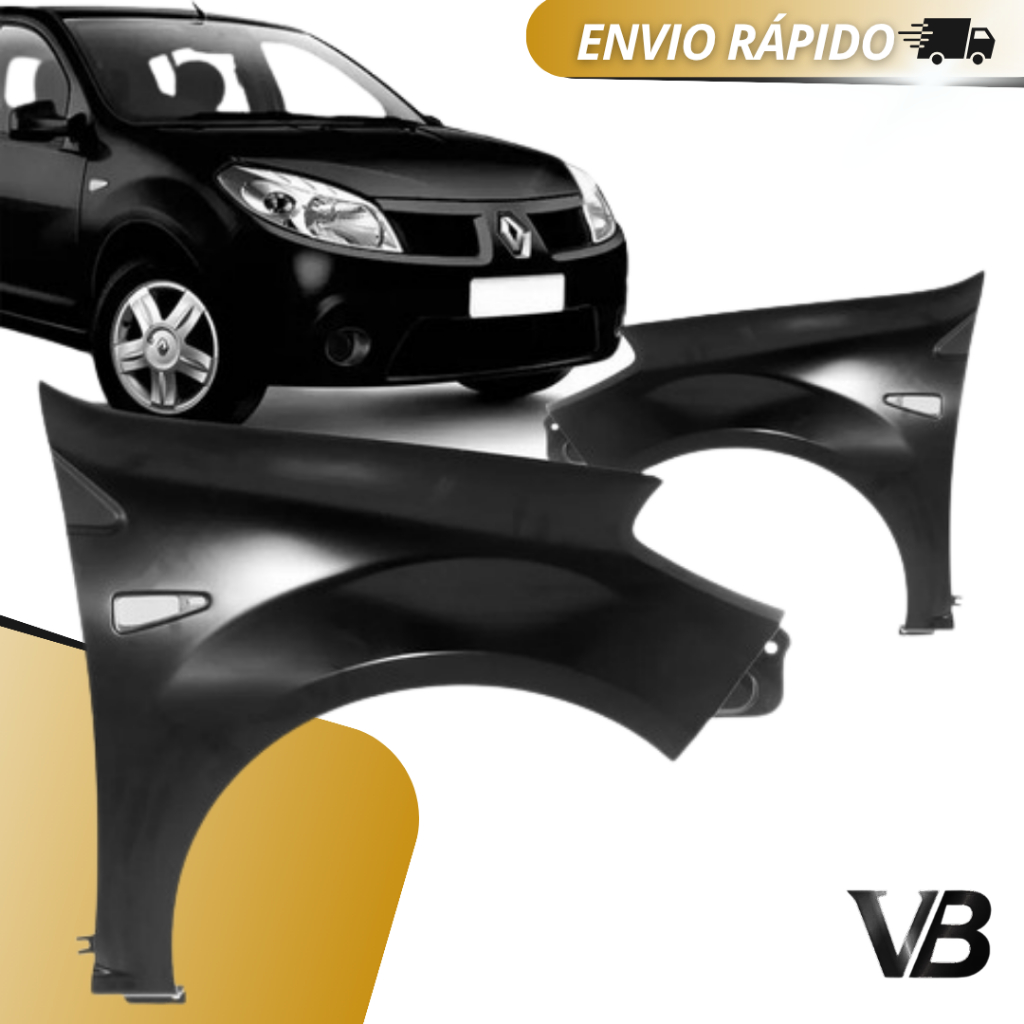Paralama Sandero 2008 2009 2010 2011 2012 2013 2014