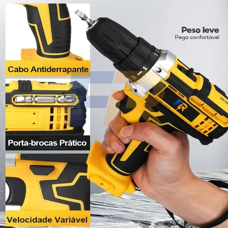 Furadeira Parafusadeira de Impacto Sem Fio 48V — foto 6