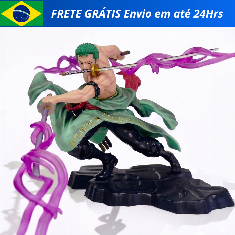 Action Figure Zoro One Piece Roronoa Boneco Colecionável Anime