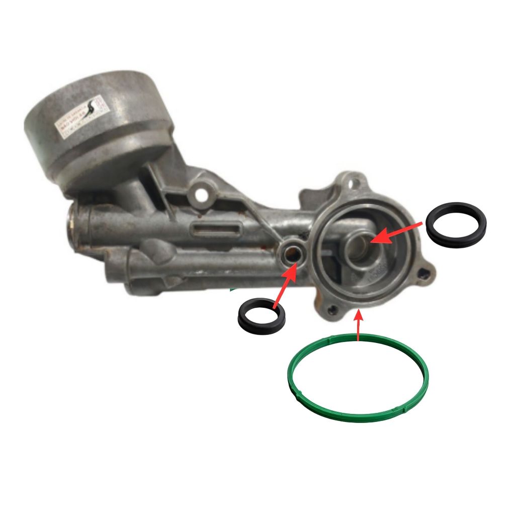 Kit Anel Junta Suporte Filtro Óleo Peugeot 206 207 C3 307 C4 Aircross C4 208 Berlingo Partner