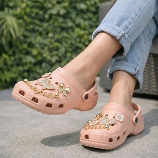 Babuche Sandália Feminina EVA Nuvem Plataforma 4cm Confortável Antiderrapante com Acessór…