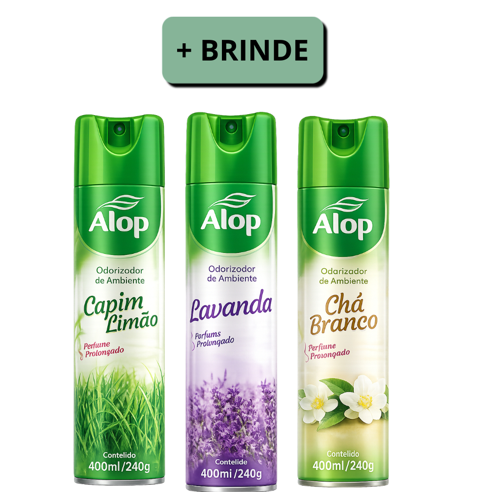 Odorizador de Ambiente - 400ml Aerosol + Brind