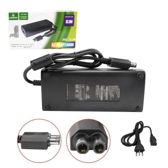 Fonte AC Adaptador Para X-Box 360 Slim Bivolt
