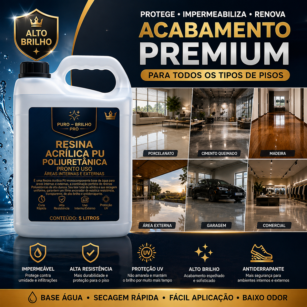 Resina PU: Brilho Metalizado de Alto Desempenho