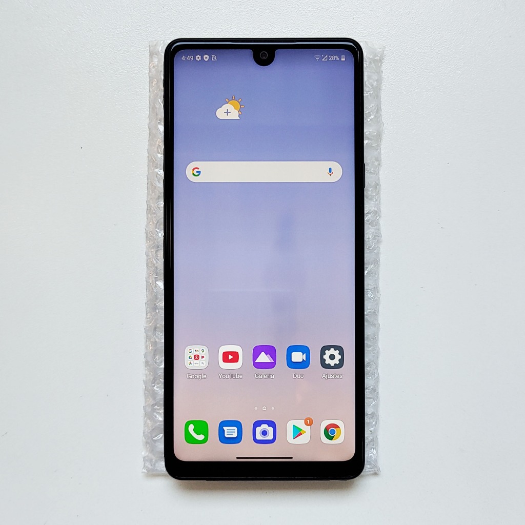 Smartphone LG K71 128GB Branco 4GB RAM Promoção