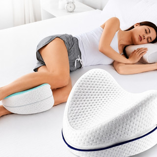 Almofada Travesseiro para Pernas e Pés Ortopédico para Postura Dormir Lombar Joelhos