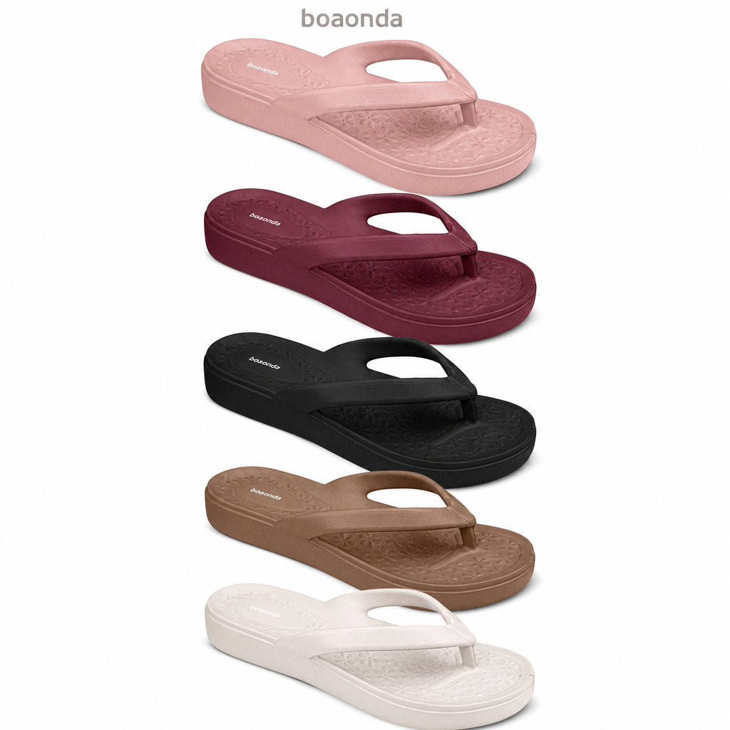 Chinelo Feminino Duna Ortopédico BoaOnda Anatomico Super Leve Macio Confortável Lançamento Original
