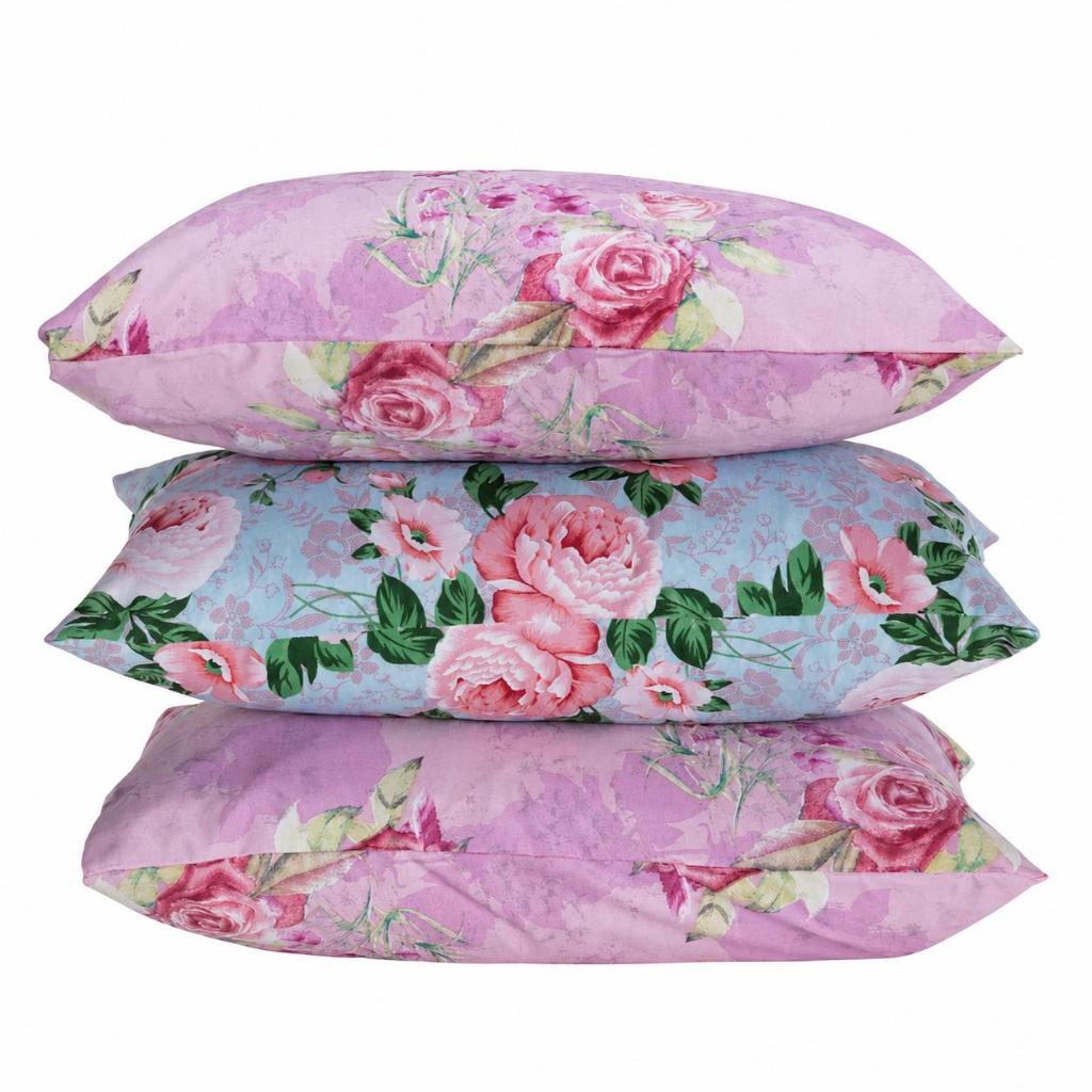 Kit 3 Travesseiros Cheio Estampas Sortidas Grande Macio Fofinho