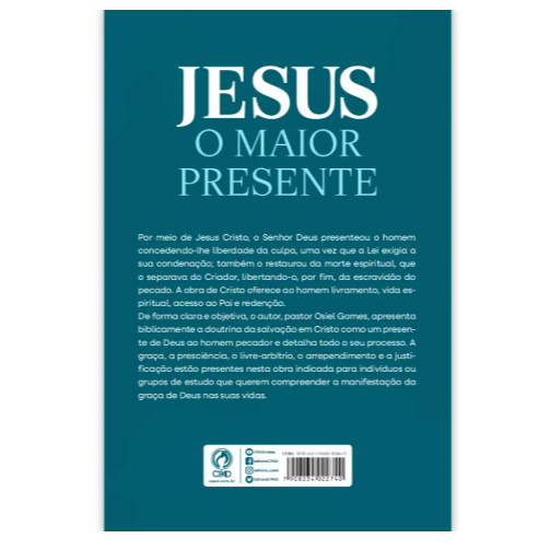 Livro Jesus: O Maior Presente - Osiel Gomes | Ed. CPAD — imagem 2 de 2